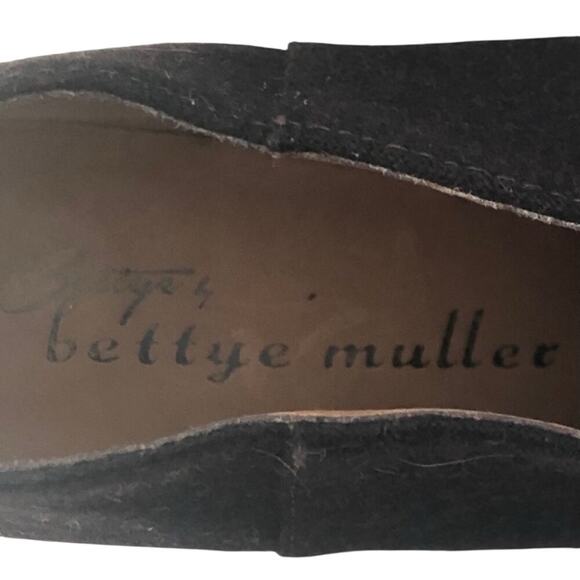 Bettye Muller Quill Pointed Toe Wool Booties Deep Purple Size 8.5 - Picture 10 of 16